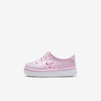 Nike Foam Force 1 - Sneakers - Pink/Hvide | DK-29801